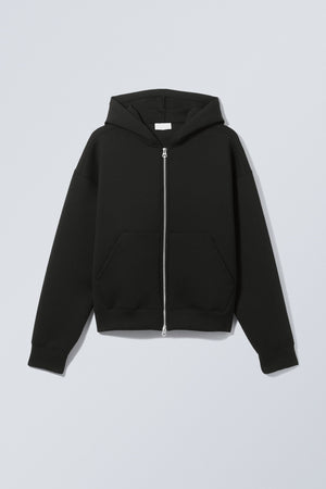 Veste à capuche effet scuba