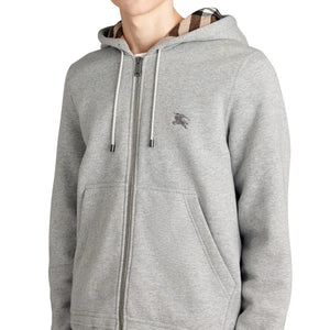 Sweat à capuche Burberry gris